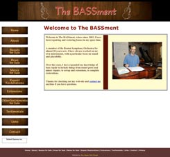 The BASSment - Dennis Roy Bass Sales & Repair Website <http://droysbassment.com>