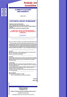 Peabody Art Association Website <http://peabodyart.org>